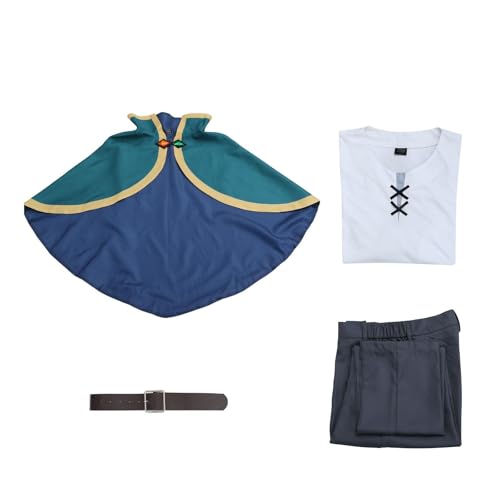 Komplettes Herrenkostüm-Set – Anime-Cosplay-Outfit für Conventions und Halloween (Verschiedene Größen) Color1,M von Generic