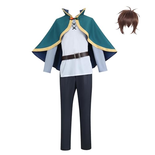 Komplettes Herrenkostüm-Set – Anime-Cosplay-Outfit für Conventions und Halloween (Verschiedene Größen) Color2,M von Generic