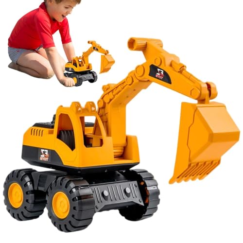 Konstruktionsspielzeug für Kinder, Bagger für Trägheitsfahrten, mit Freilauf, Lernfahrzeug, Baufahrzeug, Unterhaltungs- und Lernspielzeug für kleine Kinder von Generic