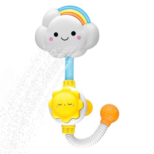 Kopf Babyparty für Bañera - Babyspielzeug, Arcirbow Cloud Duschkopf | Sinnesspielzeug für kleine Kinder für die Reise zu Hause Kopf Babyparty für Bañera - Babyspielzeug, Arcirbow Cloud Duschkopf | Sinnesspielzeug für kleine Kinder für die Reise zu Hause von Generic