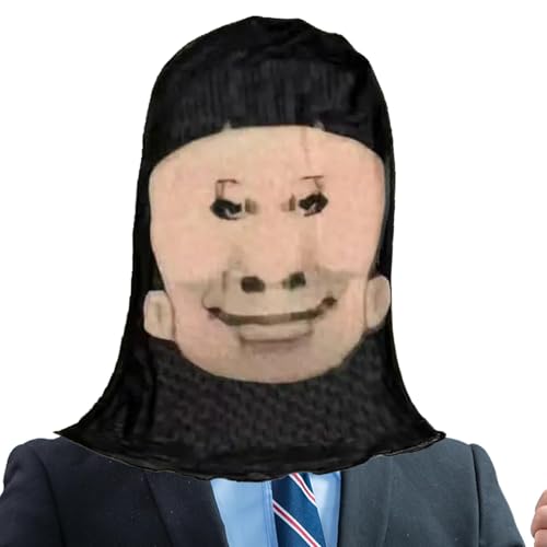Kopfbedeckung, lustige Gesichtsbedeckung, lustige Gesichtsbedeckung, lustige Parodie, bequemes und atmungsaktives Kopfkostüm für Halloween-Party, Maskenparty, Show auf S Kopfbedeckung, lustige Gesichtsbedeckung, lustige Gesichtsbedeckung, lustige Parodie, bequemes und atmungsaktives Kopfkostüm für Halloween-Party, Maskenparty, Show auf S von Generic