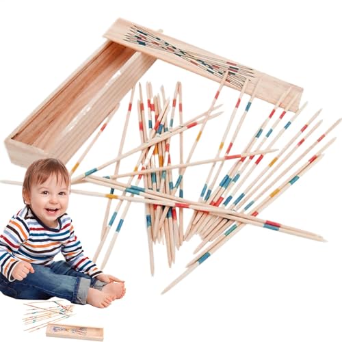 Koreanisches Traditionelles Spiel – -Pick-Up-Sticks-Spiel, Buntes 31-Sticks-Balance-Spiel | Klassische Pick-Up-Sticks Für Kinder Und Erwachsene, Pädagogisches Spielzeug Im Vorschulalter, Familiens von Generic