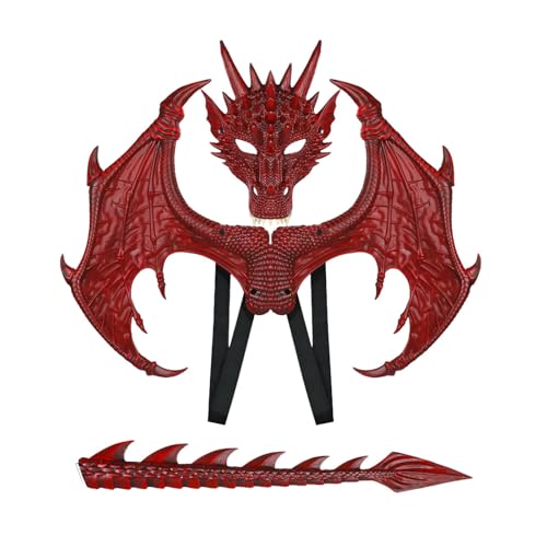 -Kostüm, Dinosaurierschwanz-Set, Cosplay-Kinder, Halloween-Drachenkostüm Anime Cosplay Kostüme Für Männer Schnittmuster -Kostüm, Dinosaurierschwanz-Set, Cosplay-Kinder, Halloween-Drachenkostüm Anime Cosplay Kostüme Für Männer Schnittmuster von Generic