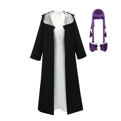 Kostüm für Damen/Herren – Komplettes Cosplay-Outfit, Perücke und Zubehör Inklusive Color12,S von Generic