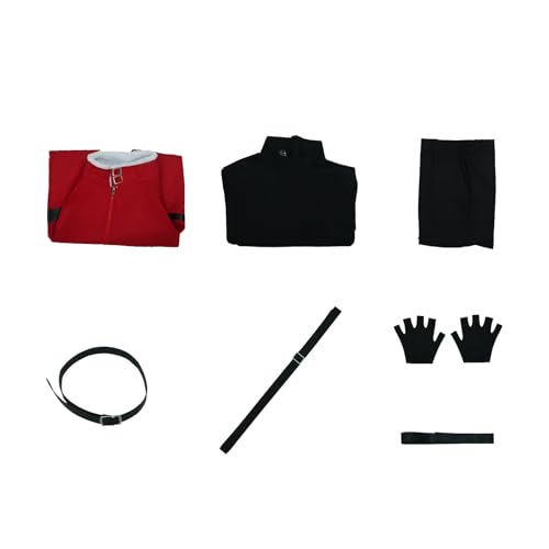 Kostüm für Damen/Herren – Komplettes Cosplay-Outfit, Perücke und Zubehör Inklusive Color16,XS Kostüm für Damen/Herren – Komplettes Cosplay-Outfit, Perücke und Zubehör Inklusive Color16,XS von Generic