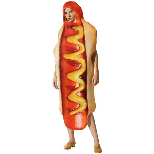 -Kostüm für Erwachsene – Lustiges Halloween-Cosplay-Outfit | Uni -Kostüm für Halloween, Themenpartys, Weihnachten, Neujahr und Ballveranstaltungen – perfektes Cosplay-Kostüm für Frauen von Generic