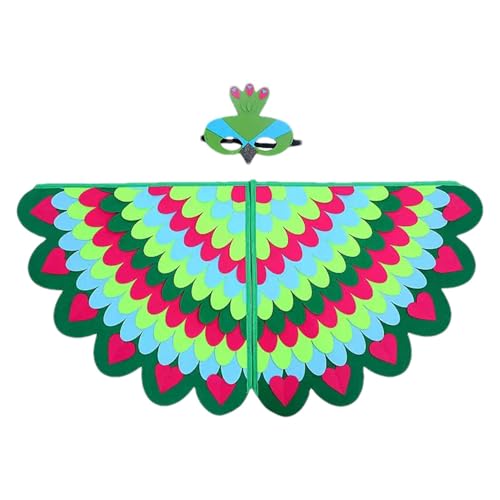 Kostüm für Kinderflügel, Flügel, faltbar, Pfauenflügel, winddicht, weich, für Cosplay von Generic