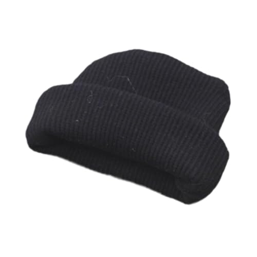 Kostümzubehör für Puppen, Handgefertigte Beanie für 17 cm Figuren, Ankleideartikel, Schwarz Kostümzubehör für Puppen, Handgefertigte Beanie für 17 cm Figuren, Ankleideartikel, Schwarz von Generic