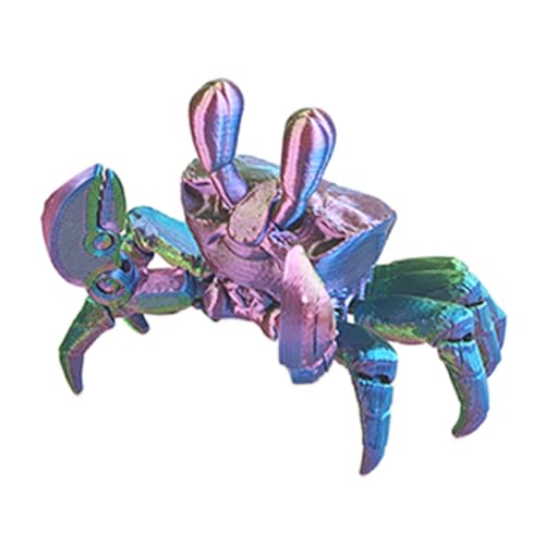 Krabben-Spielzeugfigur, Krabben-Statue-,3D-gedrucktes Krabben-Fidget - Kreative Aquarium-Krabben-Figuren, Dekoration, kleine Desktop-Dekoration, D-gedruckte Krabbe Fidget 3D-gedruckte Tierkrabbe Krabben-Spielzeugfigur, Krabben-Statue-,3D-gedrucktes Krabben-Fidget - Kreative Aquarium-Krabben-Figuren, Dekoration, kleine Desktop-Dekoration, D-gedruckte Krabbe Fidget 3D-gedruckte Tierkrabbe von Generic