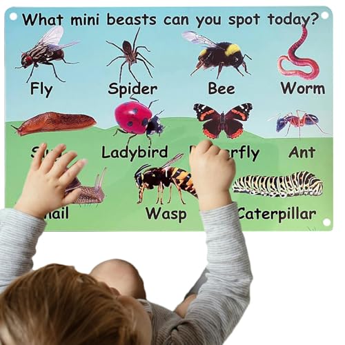 Kreidetafel zur Identifizierung von Kindern, Holzlerntafel, Vorschulpuzzle aus Holz | Lernfiguren für die Wand, robustes Tierthema Spielzeug für die Kindergarten Kreidetafel zur Identifizierung von Kindern, Holzlerntafel, Vorschulpuzzle aus Holz | Lernfiguren für die Wand, robustes Tierthema Spielzeug für die Kindergarten von Generic