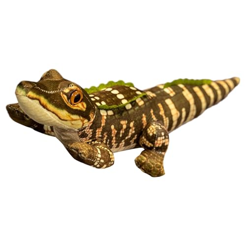 Krokodil-Plüschtier, Krokodil-Plüschtier, 48,3 cm (19 Zoll), realistisches Spielzeug, niedliches Krokodil-Spielzeug, einzigartige Plüschtiere, Modepuppen von Generic