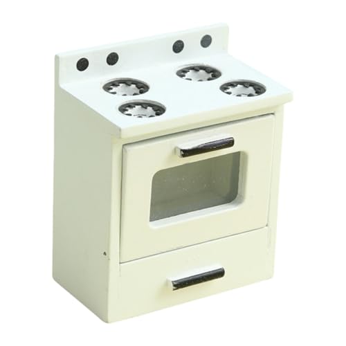 Küchenschrank Herd Miniaturschrank Modell Puppenhäuser Küchenzubehör Realistisches Spielset 1:12 von Generic