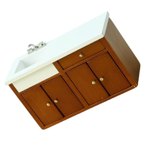 Küchenschrank Schränke Miniaturmöbel Modell Puppenhäuser Küchenzubehör Realistisches Spielset 1:12 Küchenschrank Schränke Miniaturmöbel Modell Puppenhäuser Küchenzubehör Realistisches Spielset 1:12 von Generic