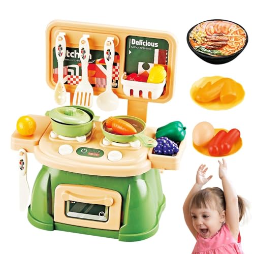 Küchenspielzeug zum , Kochen, Spielset für Kleinkinder, Spielset für Kleinkinder, Kochen, tragbar, interaktives Spielzeug, Küchenhelfer für Mädchen von Generic