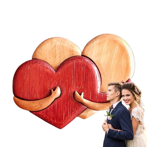 Künstlerisches Holzpuzzle in Herzform - Kleine Herzen aus Holz, Blumen Puzzle in Herzform | Dekorative Holzmarken mit Herzdesign, Puzzle-Ornamente, Tischschmuck, Skulpturen Künstlerisches Holzpuzzle in Herzform - Kleine Herzen aus Holz, Blumen Puzzle in Herzform | Dekorative Holzmarken mit Herzdesign, Puzzle-Ornamente, Tischschmuck, Skulpturen von Generic