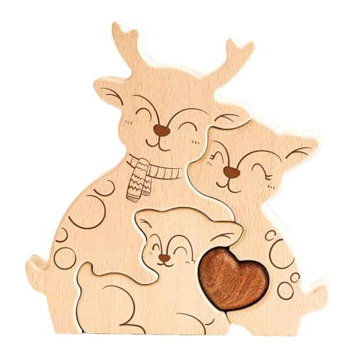 Künstlerisches Puzzle aus Holz, künstlerisches Puzzle für die Heimdekoration, Lernpuzzle in Elchform – künstlerisches Puzzle aus Holz für Valentinstag, Ostern, Muttertag, Vatertag Künstlerisches Puzzle aus Holz, künstlerisches Puzzle für die Heimdekoration, Lernpuzzle in Elchform – künstlerisches Puzzle aus Holz für Valentinstag, Ostern, Muttertag, Vatertag von Generic