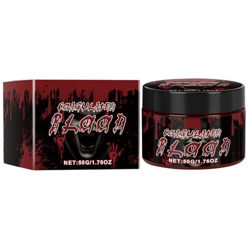 Künstliches Blut | Farbeffekt, dekoratives Make-up, 50 ml, für Körper, Gesicht, Kostüm, Erwachsene, Kinder, Vampir Cosplay Kleidung von Generic