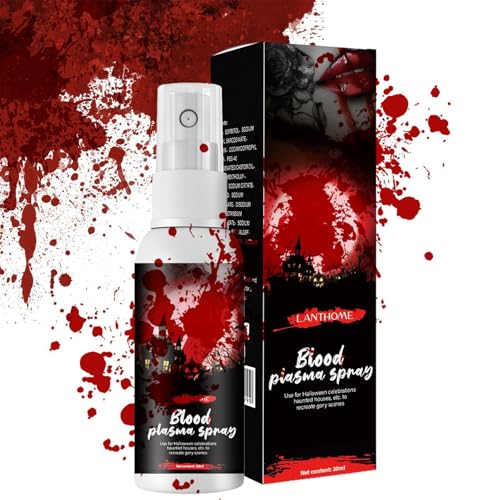 Künstliches Blut Makeup - 30ml Halloween Fake Blood Spray realistische Effekte | Zombie und Vampir Makeup, Perfekt Halloween-Feiern, Gruselige Deko-Requisiten Kostümzubehör für Jede Horror- von Generic
