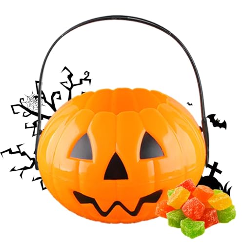 -Süßigkeiten-Eimer, -Eimer, Halloween-Eimer, Foto-Requisiten mit Griff, faltbare Süßigkeitentüten, Halloween-Dekorationen -Süßigkeiten-Eimer, -Eimer, Halloween-Eimer, Foto-Requisiten mit Griff, faltbare Süßigkeitentüten, Halloween-Dekorationen von Generic
