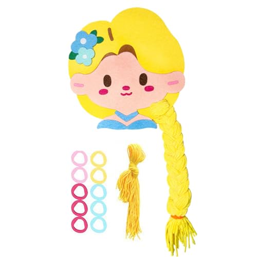 Kunst- und Handwerksset – Bastelset für Haarzöpfe für Mädchen, Styling-Spielzeug für Kinder, Spielzeug-Set zum Flechten von Mädchen | Mottoparty-Dekoration Kunst- und Handwerksset – Bastelset für Haarzöpfe für Mädchen, Styling-Spielzeug für Kinder, Spielzeug-Set zum Flechten von Mädchen | Mottoparty-Dekoration von Generic