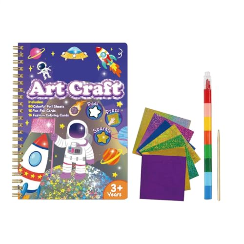 Kunstblatt Für Kinder, Malkarten, Süße Aufkleber | Reisespielzeug, Kunsthandwerk, Astronauten-Malbuch, Kartenherstellungsset, Lernspielzeug, Kunstaktivitäten Kunstblatt Für Kinder, Malkarten, Süße Aufkleber | Reisespielzeug, Kunsthandwerk, Astronauten-Malbuch, Kartenherstellungsset, Lernspielzeug, Kunstaktivitäten von Generic