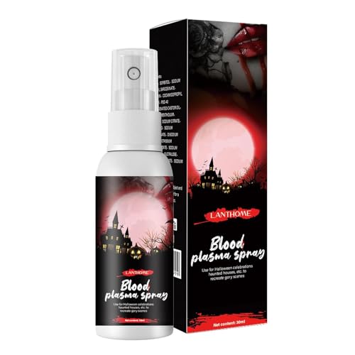 Kunstblut-Spray – 30 Ml Halloween-Kunstblut-Spray, Halloween-Spezialeffekte, Bühnenblut von Generic