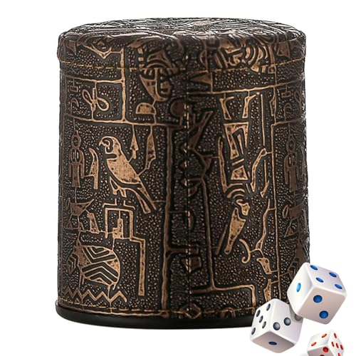 Kunstleder-Würfelbecher, tragbarer Würfelrührer, ausgezeichneter glatter und leichter Innenrührer für Liars Dice Brettspiele Kunstleder-Würfelbecher, tragbarer Würfelrührer, ausgezeichneter glatter und leichter Innenrührer für Liars Dice Brettspiele von Generic