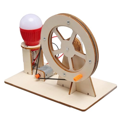 Kurbelgenerator Spielzeug – Wissenschaftliches Generator-Set, manueller Stromerzeuger | Ökologisches Elektro-Set, Kurbelgenerator, wissenschaftliche Experimente für Sägenprojekte von Generic