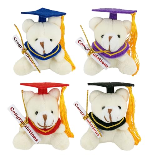 Kuscheltiere ,1 Set Abschlussbär Figur - Plüschfigur Mit Aufhängbarer Hausschmuck Für Kindergarten Vorschule Grundschule Universität Freunde von Generic