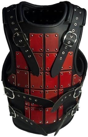 LARP Leder Bringandine Armor Mittelalter Brustpanzer Rollenspiel Kostüm Halloween von Generic