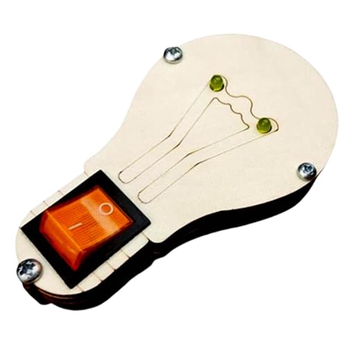 LED-Beleuchtungsschalter, Bedienfeld aus Holz, sensorisches Spielzeug, Lichtschalter, Spielzeug, Safe, Spielzeug für frühe Entwicklung und Aktivität, lustiges Leuchtspielzeug von Generic