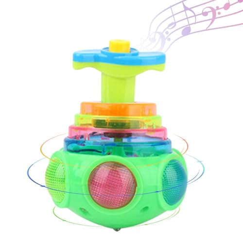 LED- Spielzeug Für Kinder | Musik & Leuchtendes -Spielzeug Mit Lichteffekten | Interaktives Drehtop-Spielzeug Für Kleinkinder, Partygeschenke, Vorschule, Kindergarten & Freizeitspaß LED- Spielzeug Für Kinder | Musik & Leuchtendes -Spielzeug Mit Lichteffekten | Interaktives Drehtop-Spielzeug Für Kleinkinder, Partygeschenke, Vorschule, Kindergarten & Freizeitspaß von Generic