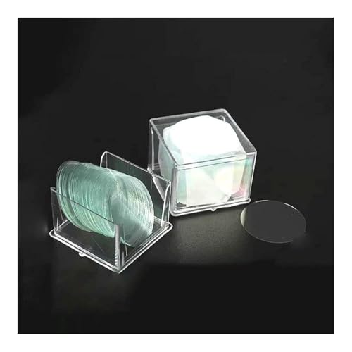 Labormikroskop-Zubehör 100 Stück Runde Mikroskop-Abdeckgläser Einweg-Rund-Deckgläser Für Deckgläser 3mm 4mm 5mm 30mm 35mm 40mm 60mm 80mm von Generic