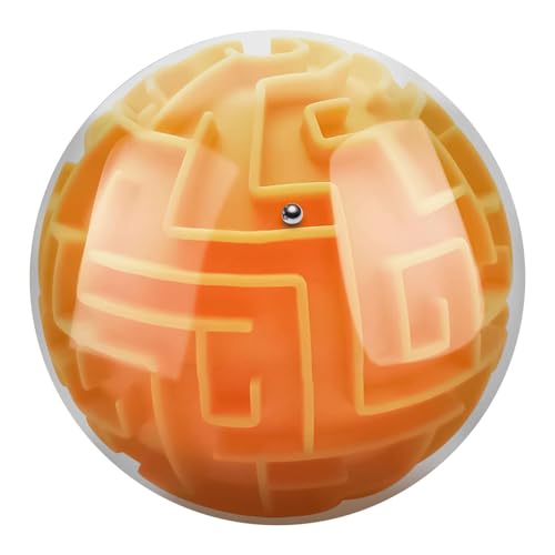 Labyrinth-Puzzle in Kugelform – Lernspielzeug für Jugendliche und Erwachsene | Schwerkraft-Labyrinth-Puzzle für kognitive Entwicklung und intellektuelle Unterhaltung von Generic