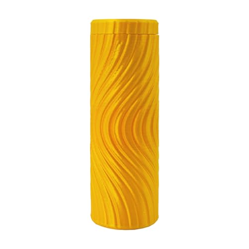 Labyrinth-Puzzle und interessantes Puzzle, versteckte Banknotenaufbewahrung, interessanter Kunststoff Zpt430 (Yellow, 9x3cm) von Generic