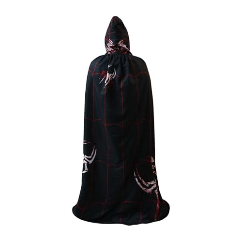 Langer Halloween-Umhang, Umhang für Halloween-Kostüme, Umhang mit Kapuze mit gruseligem Druck - Hoodies für Verkleidungen, Halloween-Kostüme für Frauen Langer Halloween-Umhang, Umhang für Halloween-Kostüme, Umhang mit Kapuze mit gruseligem Druck - Hoodies für Verkleidungen, Halloween-Kostüme für Frauen von Generic