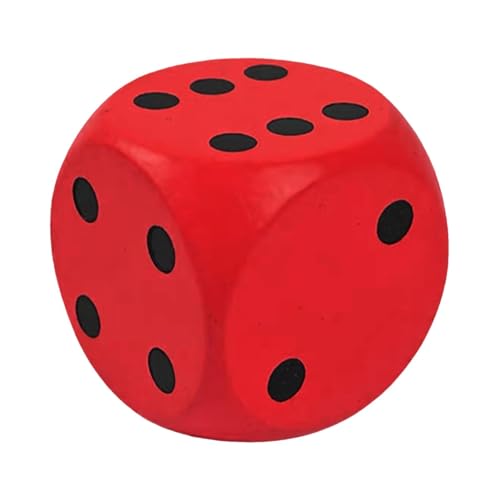 Large Dice Jumbo, Soft Dice, 15 cm EIN Unterhaltsames Unterrichts-AIDS-Bildungsspielzeug Für Spiele Für Spiele Und Lernspielzeuge Im Klassenzimmer. von Generic
