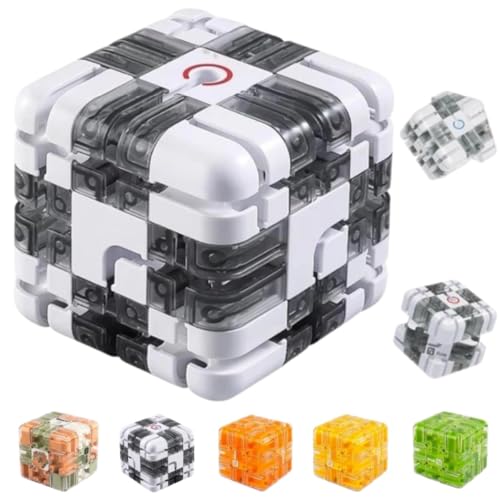 Large Labyrinth 3D Puzzles Maze Cube,3D Maze Magic Cube & Ball,Brain Teaser Toys,Brain Training Puzzle,Iq Mind Challenge Puzzle Box,A Perfect Educational Game Gift (Grey) von Generic