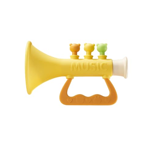 Lautsprechergeräusche, leichtes Lautsprecherspielzeug, geeignet für Aktivitäten, Partys, Spiele, wiederverwendbare Musikinstrumente, Unterhaltungsdesign, geeignet zum Jubeln und für (Yellow, 13x9.5cm) von Generic