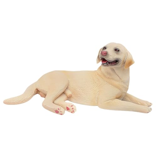 Lebensechte Hundeskulptur Haustier Hund Modell Tiere Actionfigur PVC Handwerk Dekoratives Souvenir Tierfigur Miniaturspielzeug, Gelb Lebensechte Hundeskulptur Haustier Hund Modell Tiere Actionfigur PVC Handwerk Dekoratives Souvenir Tierfigur Miniaturspielzeug, Gelb von Generic