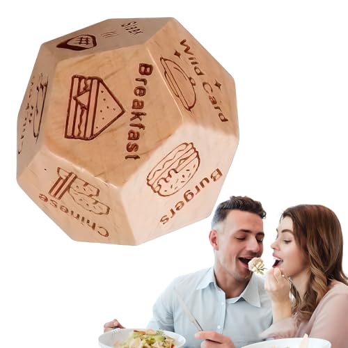 Lebensmittel-Entscheidungswürfel, Abendessen-Entscheidungswürfel, Datums-Nacht-Würfel, Paargeschenke, Valentinstagsgeschenke, Geburtstagsgeschenke, Hochzeitsgeschenke, lustige Geschenke (BBQ) von Generic