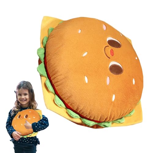 Lebensmittelechtes Kissen, Stofftiere - Plüschkissen mit lustigem , Hamburger mit Hähnchenschenkel und Brot, Puppen zum Sammeln, Heimdekoration für Wohnzimmer, Schlafzimmer Lebensmittelechtes Kissen, Stofftiere - Plüschkissen mit lustigem , Hamburger mit Hähnchenschenkel und Brot, Puppen zum Sammeln, Heimdekoration für Wohnzimmer, Schlafzimmer von Generic