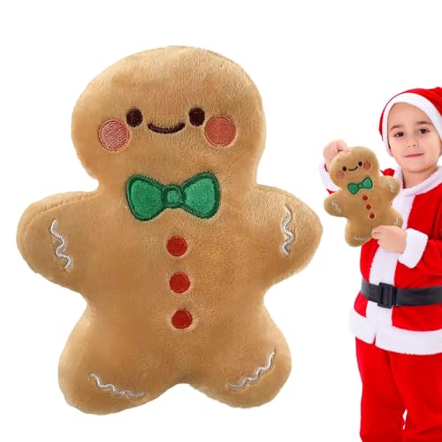 Lebkuchenkissen, Lebkuchenplüsch, Lebkuchenmann-Plüschkissen, 20 cm, kleines Plüschspielzeug, gefüllte Lebkuchenpuppen, Weihnachtsdekoration Lebkuchenkissen, Lebkuchenplüsch, Lebkuchenmann-Plüschkissen, 20 cm, kleines Plüschspielzeug, gefüllte Lebkuchenpuppen, Weihnachtsdekoration von Generic