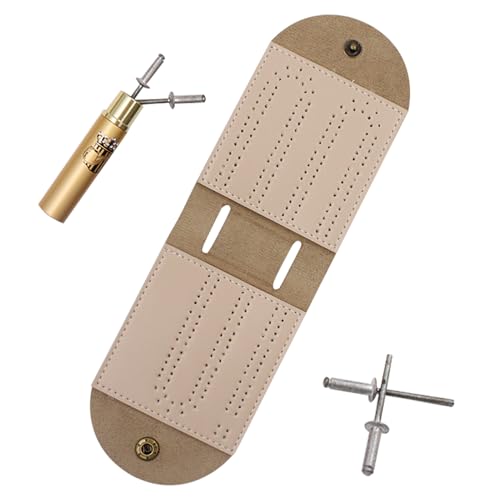 Lederbrettspiel | Cribbage Brettspiel -Set - Leder Cribbage Brettspielset, Anzeigetafel für Familienspielabende, Halloween -Partys langlebige Reisetafel Cribbage Boards sind robust und praktisch Lederbrettspiel | Cribbage Brettspiel -Set - Leder Cribbage Brettspielset, Anzeigetafel für Familienspielabende, Halloween -Partys langlebige Reisetafel Cribbage Boards sind robust und praktisch von Generic