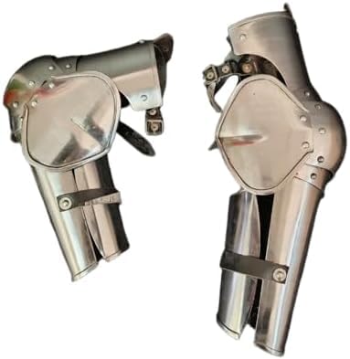 Leg Guar Römischer Offizier Rüstung Gräber Beinschützer Stahl Ritter Beine Rüstung Halloween Rüstung Kostüm und Waffen von Generic