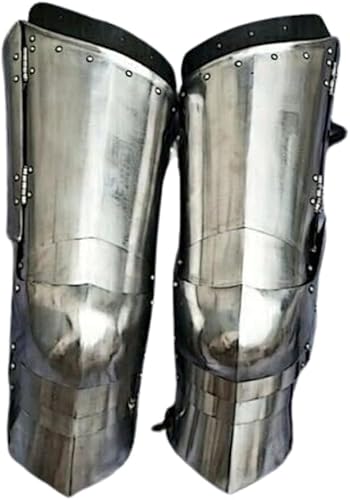 Leg Mittelalter Rüstung Beinschienen Stahl Ritter Wache Krieger LARP Kostüm Set Full von Generic