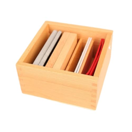 Lehrmittelbox Inspiriert Zur Sinneserziehung Und zu Pädagogischem Holzspielzeug Zur Texturerkennung, B Lehrmittelbox Inspiriert Zur Sinneserziehung Und zu Pädagogischem Holzspielzeug Zur Texturerkennung, B von Generic