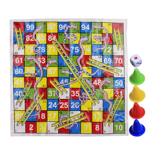 Leitern Brettspiel - Bildungszählungsbrettspiel, Kinder Math Learning Item | Entwickelt eine verbesserte Zahlenerkennung, verbessert soziale Fähigkeiten, unterhaltsame Indoor -Aktivitäten für Kleinkin Leitern Brettspiel - Bildungszählungsbrettspiel, Kinder Math Learning Item | Entwickelt eine verbesserte Zahlenerkennung, verbessert soziale Fähigkeiten, unterhaltsame Indoor -Aktivitäten für Kleinkin von Generic