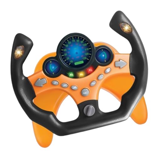 Lenkrad für Kinder - Simulierter Kalender mit Hellem Und Audio Und Tragbarem Kinderspielzeug Für Kinder | Interaktives Musikspielzeug Realistische Fahreffekte Spielrolle, Lernen Lenkrad für Kinder - Simulierter Kalender mit Hellem Und Audio Und Tragbarem Kinderspielzeug Für Kinder | Interaktives Musikspielzeug Realistische Fahreffekte Spielrolle, Lernen von Generic