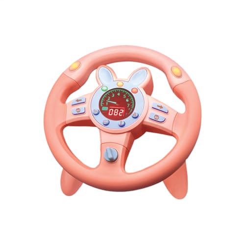 Lenkrad für Lenkrad, Spielzeug für | Lernspielzeug zum Fahren | Rennspielzeug am Lenkrad mit Musik und Soundeffekten des Fahrzeugs, Fahrspiele für und Mädchen von Generic